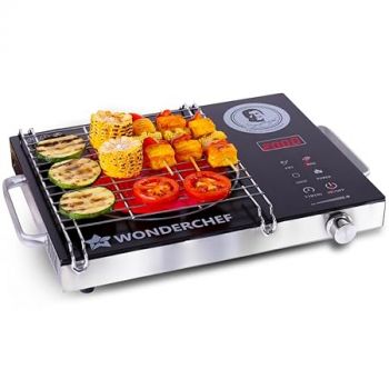 Wonderchef Easy Cook Infrared Cooktop | 2200 Watt Induction Cooktop | LED Digital Panel | Smart Touch Buttons | 2 Year Warranty