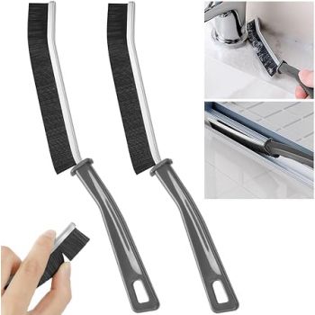 JICOOT Hard Bristle Crevice Cleaning Brush - Cleaning Tools for Household Use, Multifunctional Gap Cleaning Supplies for Kitchen, Bathroom, Toilet, Window, Vehicle, Faucets, Grout, Home