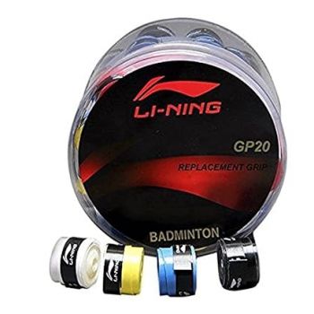 Li-Ning Badminton Replacement Grip GP20 (Pack of 4 Grips)