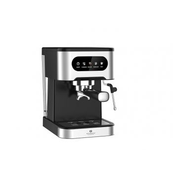 Rossmann Espresso Coffee Maker, 20 Bar Italian Ulka Pump, 1350 Watts Quick Heating, Espresso 1 & 2 Cup, Americano, Cool Espresso, LED Touch Screen,1.5 Liter Detachable Water Tank, Frothing Wand.