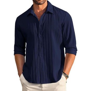 CB-COLEBROOK Men's Linen Blend Regular Fit Shirt ( Pack of 1 )