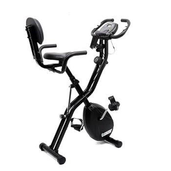 Fitkit FK700 Magnetic Upright Fitness X-Bike with Back Support with Free 3 Month Diet and Fitness Plan by certified Dietitian, Personal Trainer, Doctor Consultation and Free Installation at Home