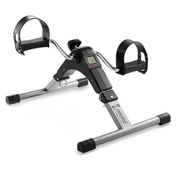 Cockatoo Step-Flex Pedal Exerciser with Digital Display and Adjustable Resistance, Exercise Cycle for Home with Non-Slip Feet, Ideal for Leg & Arm Workouts