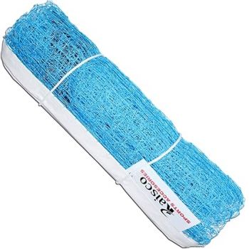 RAISCO 516F Sky Blue Nylon Badminton Net (Blue)