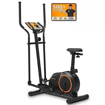 Flexnest Flextrainer EZ Smart Bluetooth Enabled Elliptical Cross Trainer, Max Weight: 120kg for Home Gym Workout with 1 Year Warranty and in-Built Display