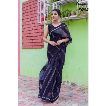 Party Designer Georette Saree   (9 Set)