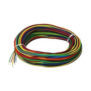 Electronic Spices Combo of Multi Colour Electric Wire 15 m for Science Projects Model Building Tools Red, Blue, Green, Black, yellow.
