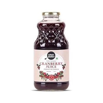 Urban Platter Pure Canadian Cranberry Juice, 946ml (Unsweetend | Good for UTI Health | Antioxidant Powerhouse | Preservative-Free)