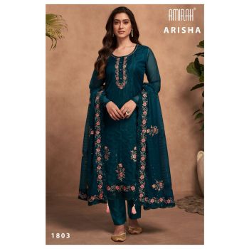 Organza Embroidered Salwar Kameez (6 set)