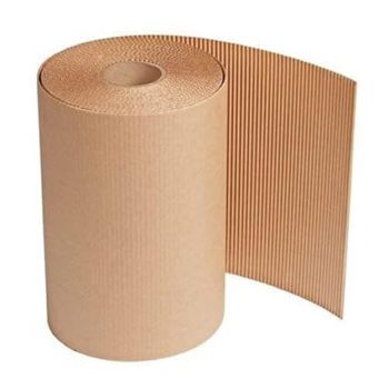 2 Ply Brown Corrugated Roll For ECommerce Packaging 140gsm Paper (28 inch X 5 Meters)