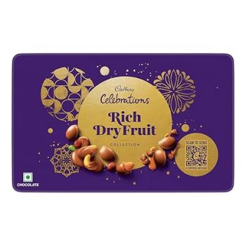 Cadbury Celebrations Rich Dry Fruit Collection Chocolate Diwali Gift Pack,177 Gram