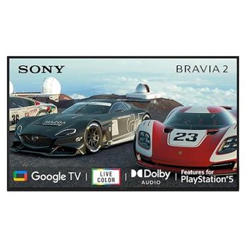 Sony 139 cm (55 inches) BRAVIA 2 4K Ultra HD Smart LED Google TV K-55S25B (Black)