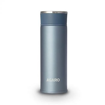 AGARO Elite Stainless Steel Vacuum Flask 480 ML, Double Walled Vacuum Insulated, Copper Insulated, 304 Grade Inner and Outer Stainless Steel Crafted, Leak Proof, Hot and Cold up to 8 hrs, (Blue).