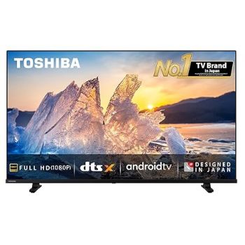 TOSHIBA 108 cm (43 inches) V Series Full HD Smart Android LED TV 43V35MP (Black)