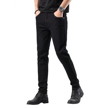 RAGZO Black Jeans Pant for Men Slim Fit Stretchable