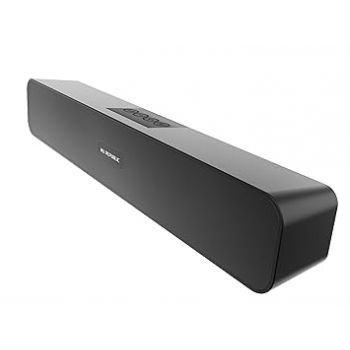 Nu Republic Soundbar 20 Bluetooth Soundbar with X-Bass Technology, 52mm Dynamic Drivers, Upto 12 Hrs Playtime, 20 W Output, Aux/USB Port (5.0 Channel) (Black)
