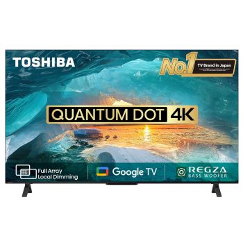 TOSHIBA 139 cm (55 inches) M550MP Series 4K Ultra HD Smart QLED Google TV 55M550MP (Black)