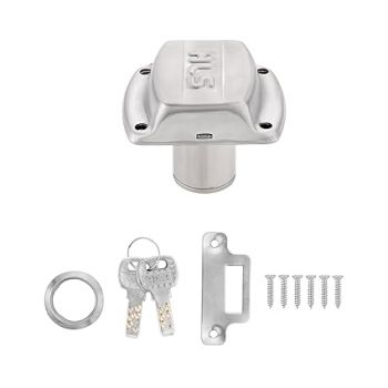 Multipurpose Furniture Lock for Home, Drawer Cabinet, Child Safety, Wardrobe Lock | Suitable for Panels | SS | 40