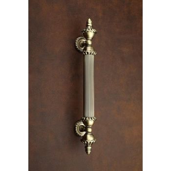 Aluminum 18 Inch Taj Shape Door Handles for Main Door Handle Decorative Push & Pull Door Handle for All The Doors of Houses, Offices, Hotels Antique Finish, Pack of 1