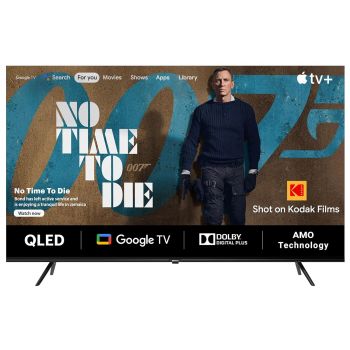 Kodak 139 Cm (55 Inches) Matrix Series 4K Ultra Hd Smart QLED Google Tv 55Mt5022, Black