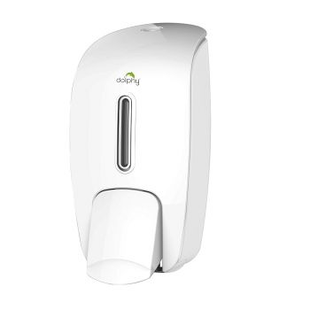 Dolphy ABS Liquid Soap Dispenser for Bathroom & Kitchen -800ml-White