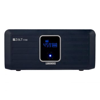 Luminous Zolt 1700 Inverter for Home, Office & Shops | 1500VA/24V Pure Sinewave | Reliable Power Backup | Supports 2 Inverter Batteries | Smart Display | Easy Installation | with 36 Months Warranty