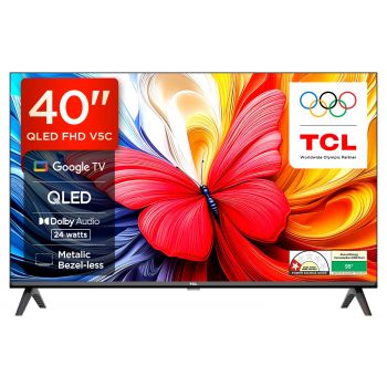 TCL 101 cms (40 inches) V5C Series Full HD Smart QLED TV Google TV 40V5C