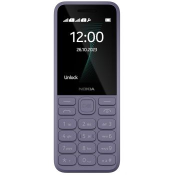 Nokia 130 Music | Built-in Powerful Loud Speaker with Music Player and Wireless FM Radio | Dedicated Music Buttons | Big 2.4 Display | 1 Month Standby Battery Life | Purple