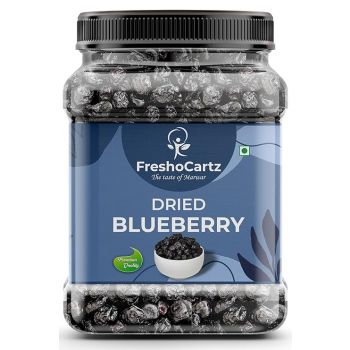FreshoCartz Organic Dried Blueberry Plum 500g | Whole & Naturally Sweet | High in Antioxidants & Fiber | Healthy Snack | Blueberry Dried Superfood | Premium Dry Fruits Blueberries