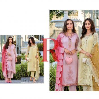 Repurchase Jiya Organza Embroidered Ready Made Collection (2 Pcs)