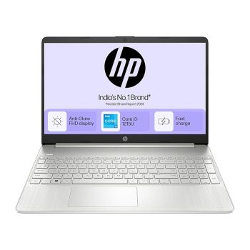 HP 15s,12th Gen Intel Core i3-1215U, 8GB DDR4, 512 GB SSD(Win 11, Office 21, Silver, 1.69kg), Anti-Glare, 15.6inch(39.6Cm), FHD Laptop, Intel UHD Graphics, Dual Speakers, HD Camera, fy5006tu