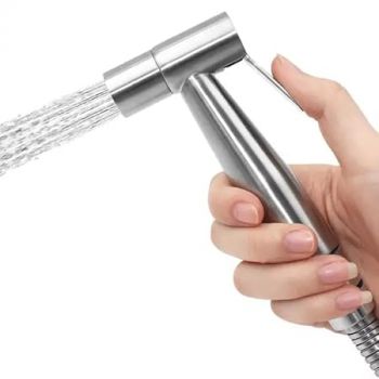 Marcoware Stainless Steel Heavy Duty Jet Spray Gun/Health Faucet for Toilet,1pc Gun Only, Brushed Finish