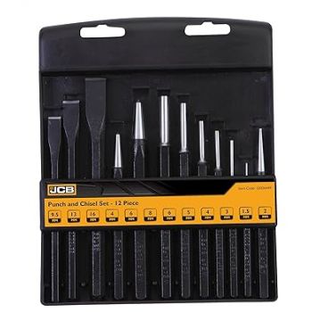 JCB Tools 12 pc Punch & Chisel Set, 22026449