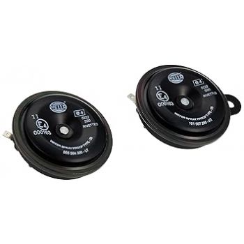 Hella 922100861 S90 Electric Horn Set (12V,350/415 Hz,108-118 dB @ 2m) for Passenger Car