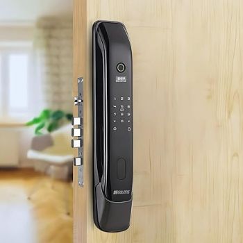 Golens X8 Smart Door Lock with | Fingerprint | Mobile App | RFID Card | PIN | OTP | Mechanical Key | Automatic Lock Keyless Entry Digital Lock Easy Installation