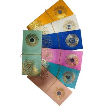 AVS KITCHEN WRAP Money Envelope,With Coin,Designer Cash Shagun Gift Card for Engagemen,Weddings,Birthday,Diwali Lifafa (Color And Design may vary) (100)