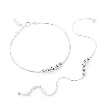 DHRUVS COLLECTION Exclusive 925 Pair of Pure Silver 5 Ball Anklet/Payal For Girls (5 Years To 12 Years)