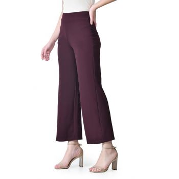 Women's Regular Fit Cotton Blend Casual Pants