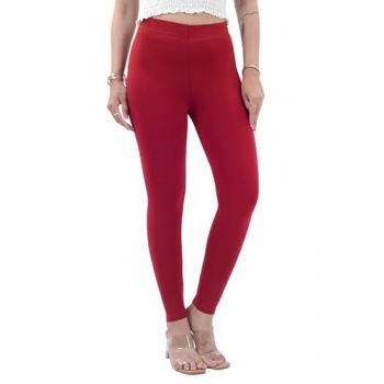 Cotton Lycra Stretchable Women's Solid Mid Rise Slim Fit Ankle Length Skinny Fit Regular/Casual Leggings Size M,L,XL,3XL (Multi Color)