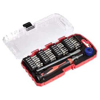 AmazonBasics 51-Piece Precision Screwdriver Bit Set, 17.1 x 9.7 x 2.8 cm
