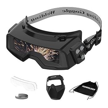 YESWELDER True Color Auto Darkening Welding Goggles,Wide Shade Range 4/5-9/9-13 with Grinding, Welding Glasses Welder Mask Welding Helmet for TIG MIG ARC Plasma Cut