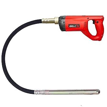 IBELL Concrete Vibrator CV50-81, 1050W, Copper Armature, 5000 RPM, 35mm, Vibration Freq 150Hz, Amplitude of Vibration 0.9m with 1.5m rod
