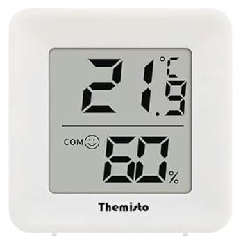 Themisto TH-HT1 Digital Hygrometer Thermometer Humidity Meter with LCD Display