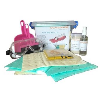 DEMEANOR Blood Cleanup Spill Kits (5 LTR HANDLE BOX)