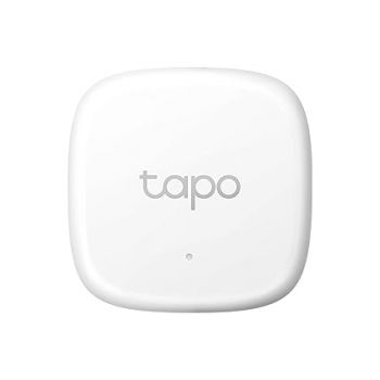 Tapo Tp-Link Smart Temperature & Humidity Sensor, Free Data Storage, Real-Time Notifications, Battery Included, Work With Alexa And Google Home, Hub Required Sold Separately, White (T310)