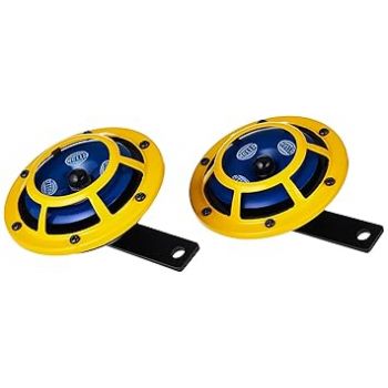 Hella Yellow Panther Horn Set (12V, 350/415 Hz, 105-118 dB @ 2m) for all vehicles