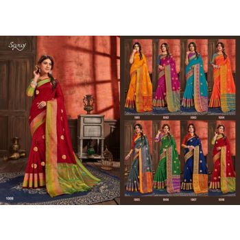 Festive Wear Silk Sarees Collection-8Pcs