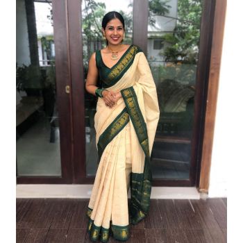 Fancy Soft Lichi Silk Saree