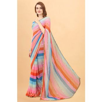 Fancy Designer Georgette Saree