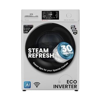 IFB 7 Kg 5 Star Powered by AI with 9 Swirl Wash, WiFi, Fully Automatic Front Load Washing Machine (SERENA GXN 7012, Steam Refresh Program with Eco Inverter, Grey)